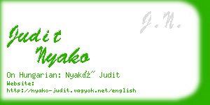 judit nyako business card